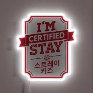 Certified STAY STRAY KIDS RGB Neon Sign