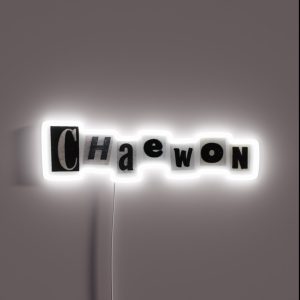 Chaewon RGB Neon Sign