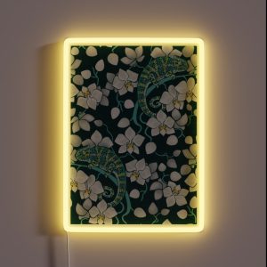 Chameleons And Orchids RGB Neon Sign Chameleons And Orchids RGB Neon Sign