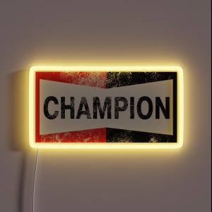 Champion Vintage Logo RGB Neon Sign Champion Vintage Logo RGB Neon Sign