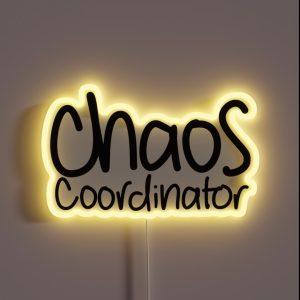 Chaos Coordinator RGB Neon Sign Chaos Coordinator RGB Neon Sign