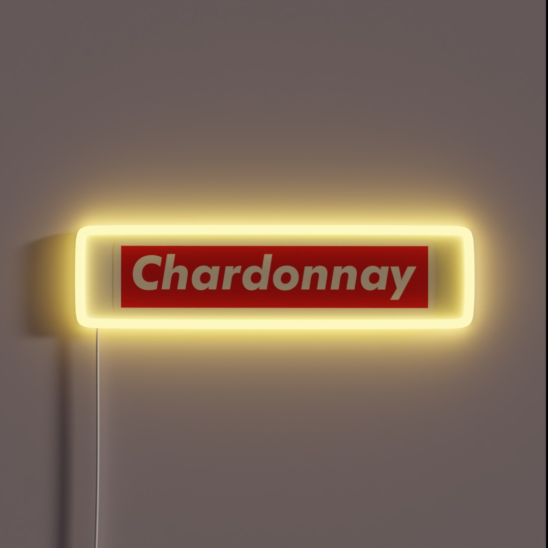 Chardonnay RGB Neon Sign Chardonnay RGB Neon Sign