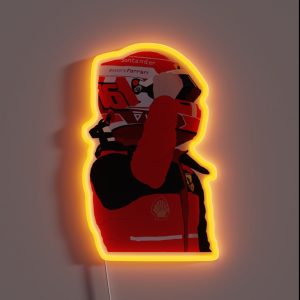 Charles Leclerc Australian GP 2022 RGB Neon Sign