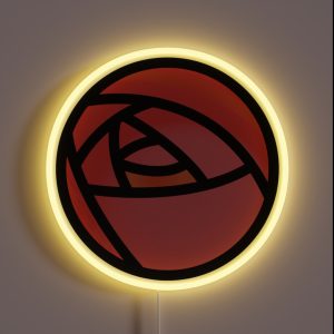 Charles Mackintosh Rose RGB Neon Sign