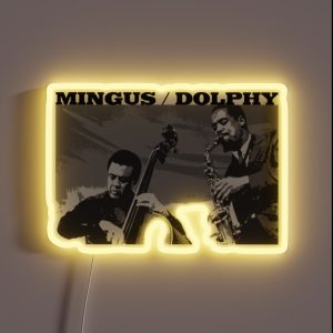 Charles Mingus Eric Dolphy RGB Neon Sign Charles Mingus Eric Dolphy RGB Neon Sign