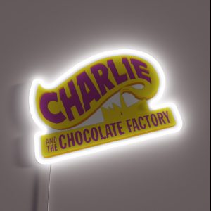 Charlie And The Chocolate Factory Broadway Musical RGB Neon Sign