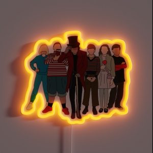 Charlie And The Chocolate Factory RGB Neon Sign