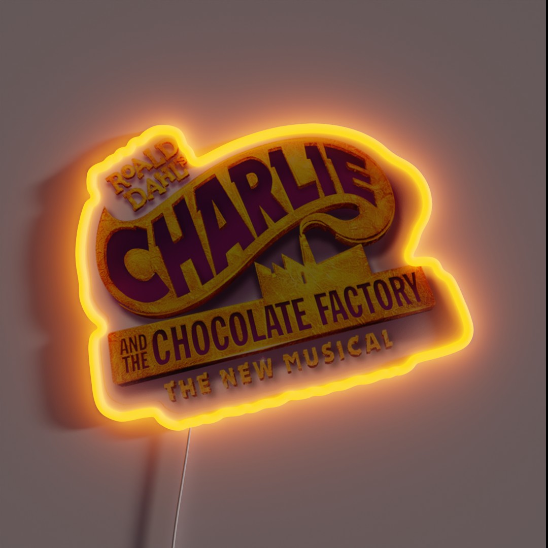 Charlie And The Chocolate Factory RGB Neon Sign Charlie And The Chocolate Factory RGB Neon Sign