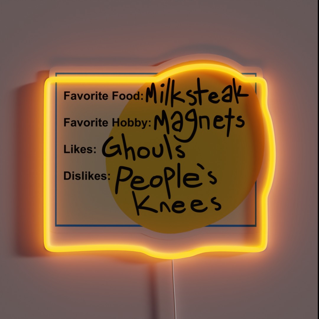 Charlie S Dating Profile RGB Neon Sign Charlie S Dating Profile RGB Neon Sign