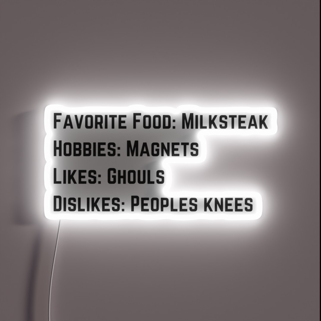 Charlie S Dating Profile RGB Neon Sign Charlie S Dating Profile RGB Neon Sign