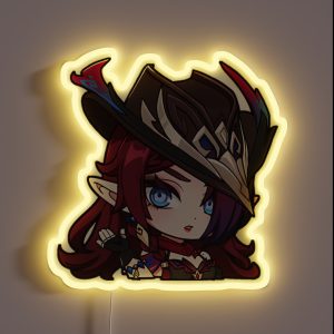 Chasca Genshin Impact RGB Neon Sign