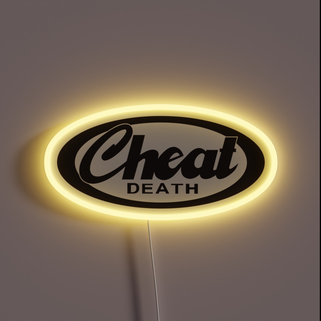 Cheat Death Original RGB Neon Sign Cheat Death Original RGB Neon Sign