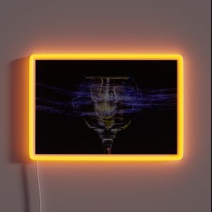 Cheese And Wine RGB Neon Sign