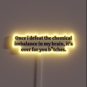 Chemical Imbalance RGB Neon Sign