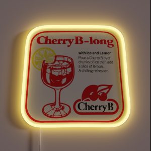 Cherry B Long RGB Neon Sign