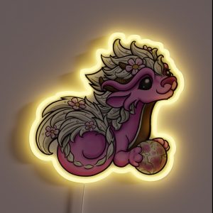 Cherry Blossom Dragon RGB Neon Sign Cherry Blossom Dragon RGB Neon Sign