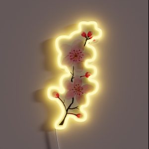 Cherry Blossom RGB Neon Sign