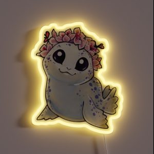 Cherry Blossom Seal RGB Neon Sign