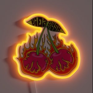 Cherry Cherry Cherry RGB Neon Sign