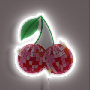 Cherry Disco Balls RGB Neon Sign Cherry Disco Balls RGB Neon Sign