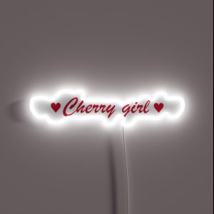 Cherry Girl RGB Neon Sign