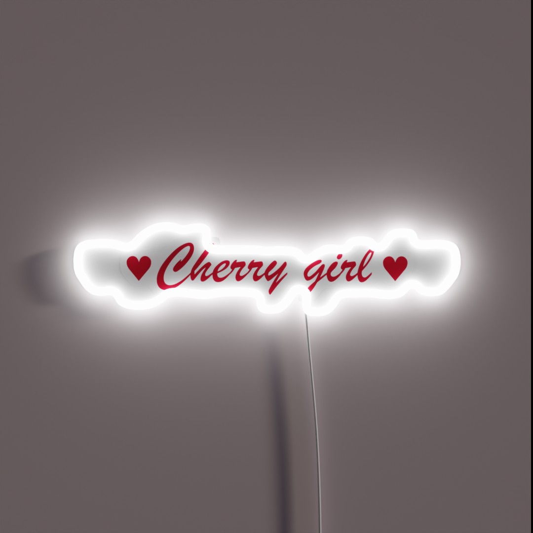 Cherry Girl RGB Neon Sign Cherry Girl RGB Neon Sign