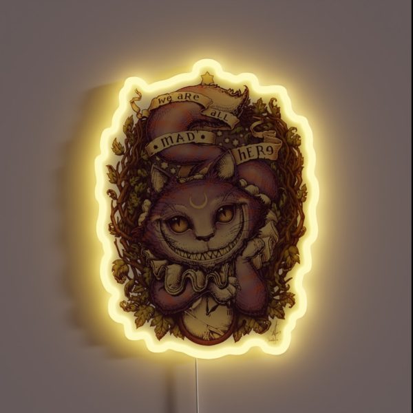 CHESHIRE CAT RGB Neon Sign