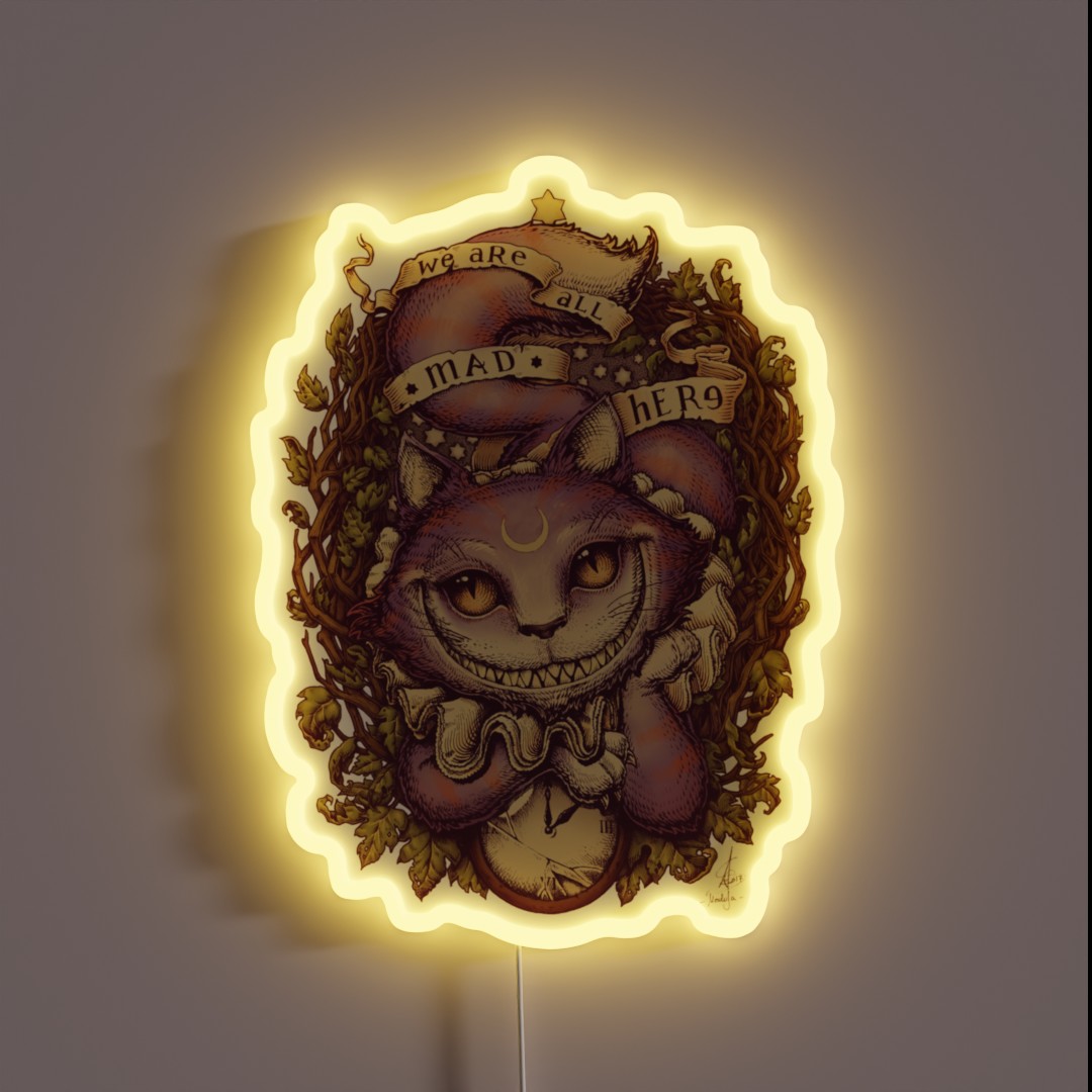 CHESHIRE CAT RGB Neon Sign CHESHIRE CAT RGB Neon Sign