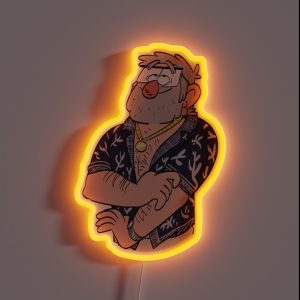 Chest And Arms RGB Neon Sign