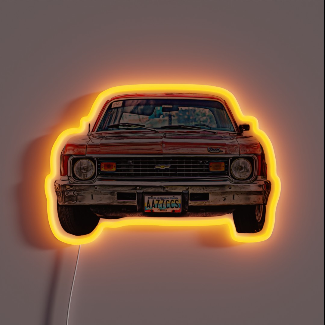 Chevy Nova 70 S RGB Neon Sign Chevy Nova 70 S RGB Neon Sign