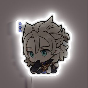 Chibi Albedo Genshin Impact RGB Neon Sign Chibi Albedo Genshin Impact RGB Neon Sign