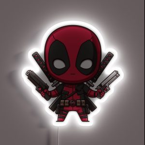 Chibi D Pool RGB Neon Sign