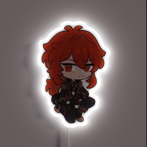Chibi DILUC RGB Neon Sign Chibi DILUC RGB Neon Sign