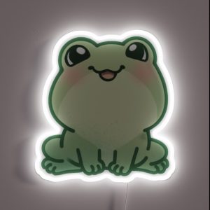 Chibi Frog RGB Neon Sign