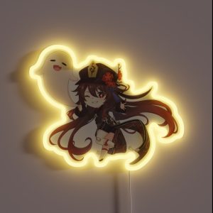 Chibi Hu Tao RGB Neon Sign