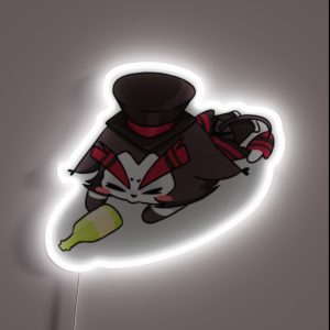 Chibi Husk Flop RGB Neon Sign
