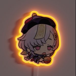 Chibi Qiqi Genshin Impact RGB Neon Sign