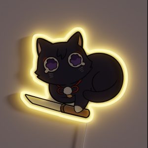 Chibi Scarameow RGB Neon Sign