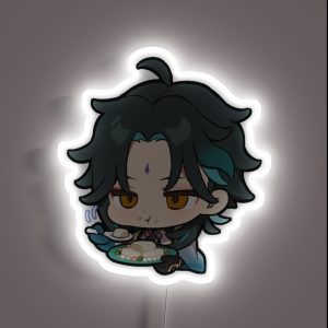 Chibi Xiao Genshin Impact RGB Neon Sign Chibi Xiao Genshin Impact RGB Neon Sign