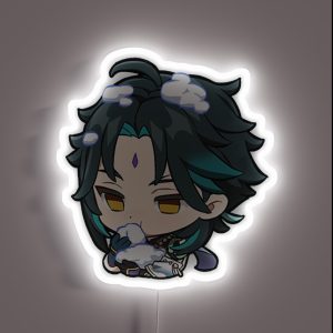 Chibi Xiao Genshin Impact RGB Neon Sign