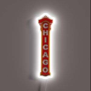 Chicago Theater Sign RGB Neon Sign Chicago Theater Sign RGB Neon Sign