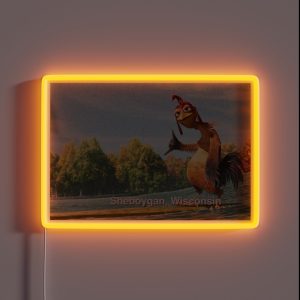 Chicken Joe Wisconsin RGB Neon Sign Chicken Joe Wisconsin RGB Neon Sign
