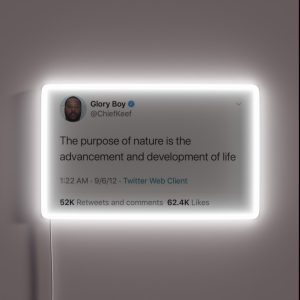 Chief Keef Funny Tweet Nature RGB Neon Sign Chief Keef Funny Tweet Nature RGB Neon Sign