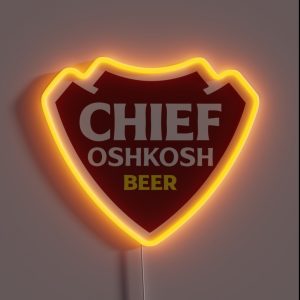 Chief Oshkosh Beer RGB Neon Sign Chief Oshkosh Beer RGB Neon Sign