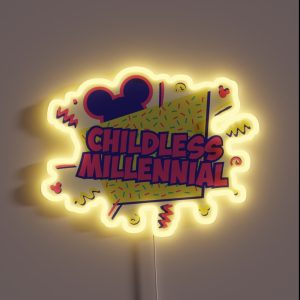 Childless Millennial RGB Neon Sign