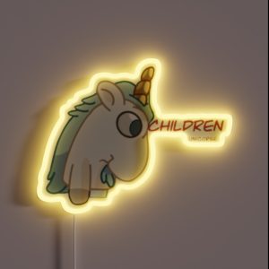 Children Unicorse RGB Neon Sign