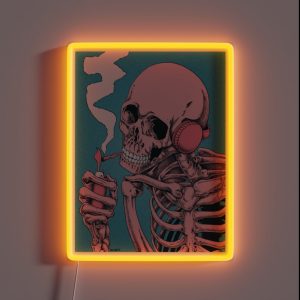 Chill Mood Skeleton RGB Neon Sign