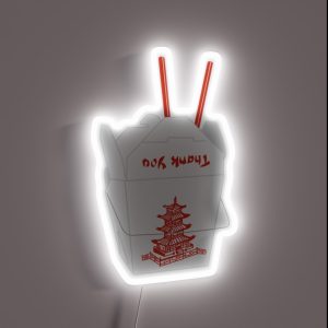 Chinese Takeout Box RGB Neon Sign