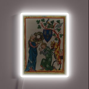 Chivalry 14th Century Codex Manesse RGB Neon Sign