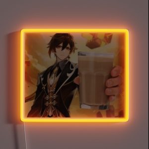 Choccy Milk Zhongli RGB Neon Sign